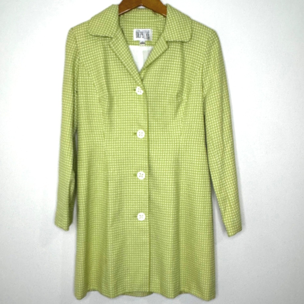 Vintage Yves Cossette Depeche Mode Polka Dot Coat Womens 6